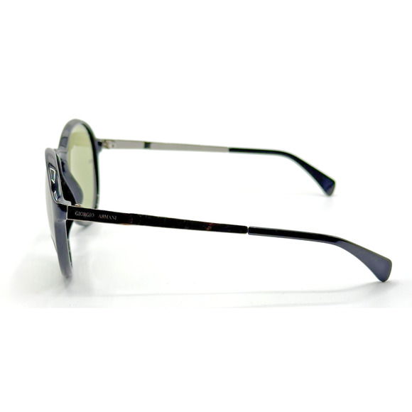 Giorgio Armani Sunglasses GA 667 8EBBN Black Round Frame Amber Lens 55-18-135 main image 9